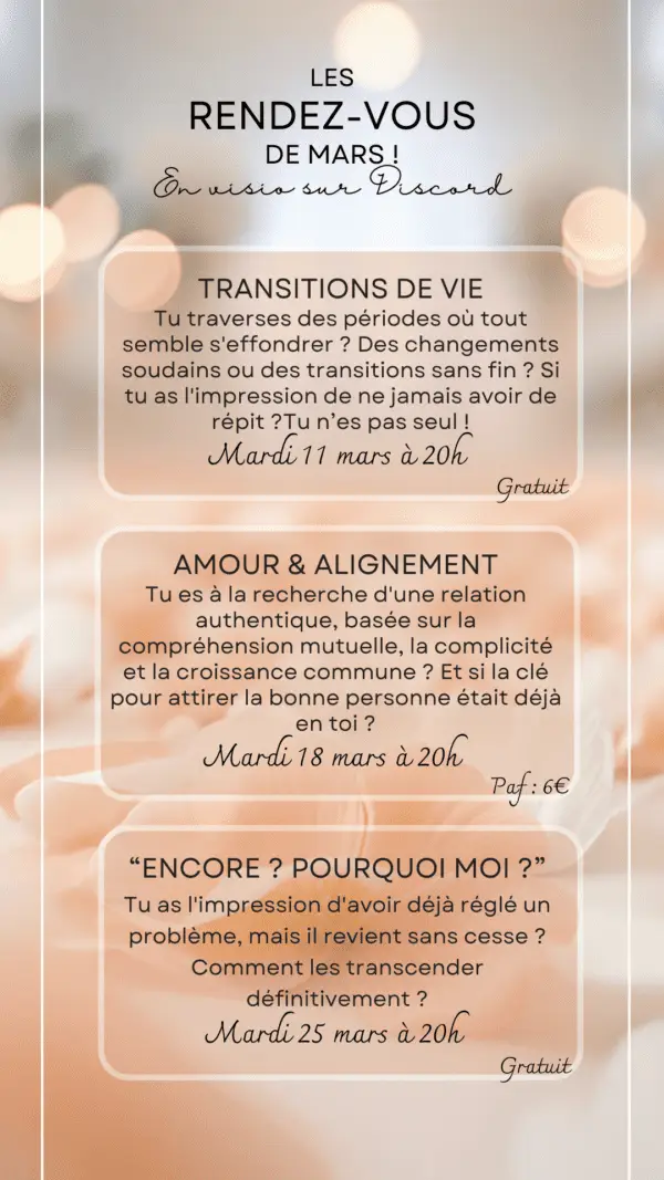 Les rendez-vous de Mars ✨ – Image 2